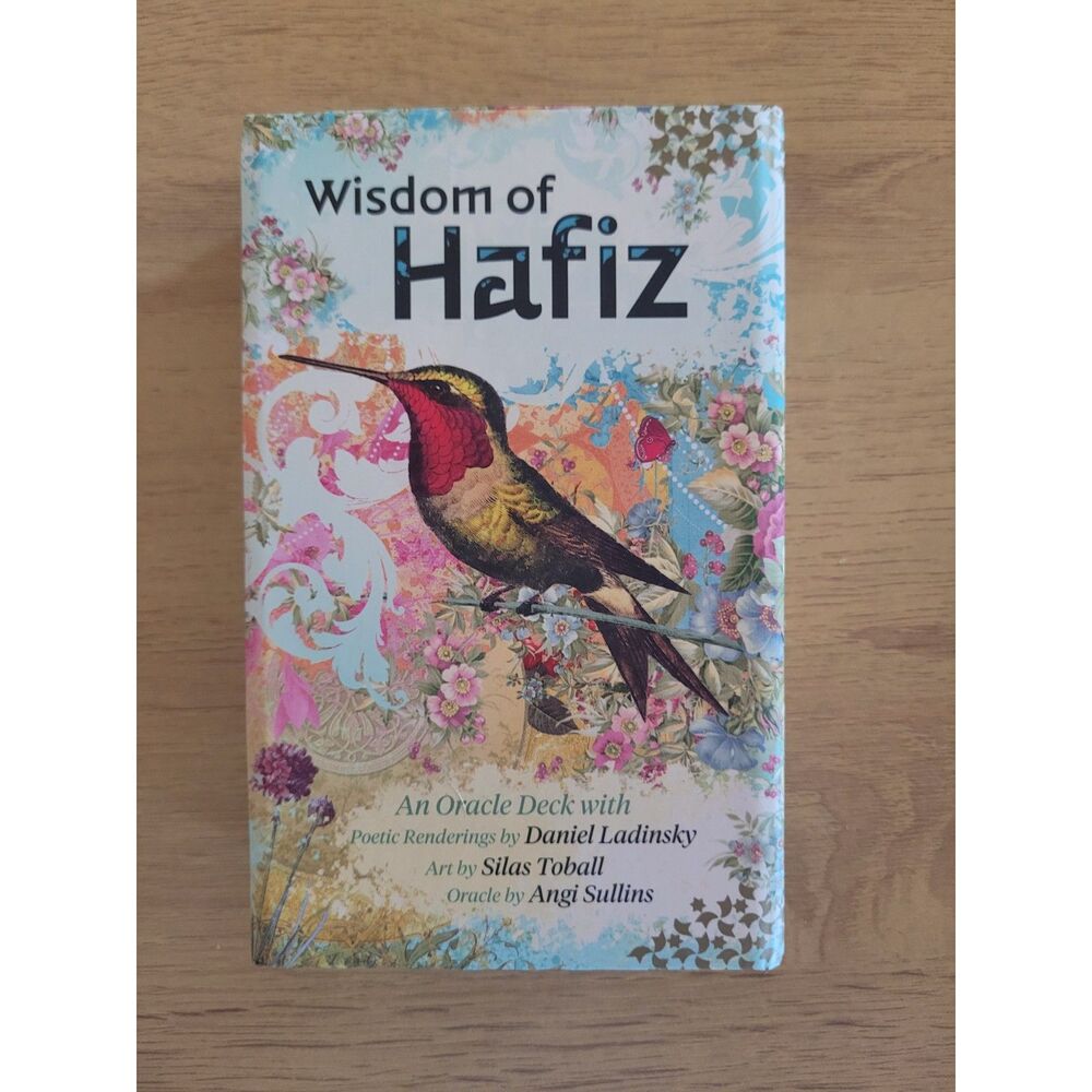 Wisdom of Hafiz Oracle Deck Daniel Ladinsky Complete 45 Cards Guidebook Like New